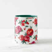 Monogram Botanische granaatappel Mok (Center)