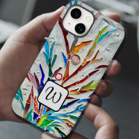 Monogram Botanische Hoesje-Mate iPhone Case