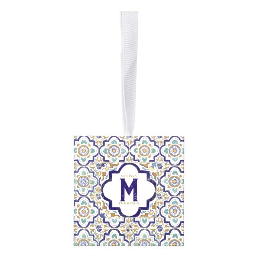  monogram botanische siertegels decoratie (Rechts)