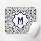  monogram botanische siertegels muismat (Met muis)
