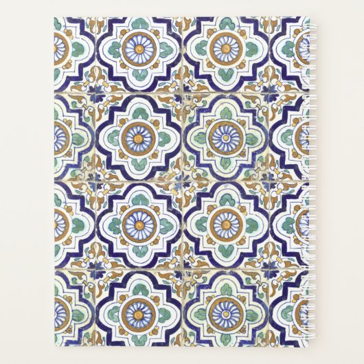 monogram botanische siertegels planner (Achterkant)