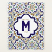 monogram botanische siertegels planner (Voorkant)