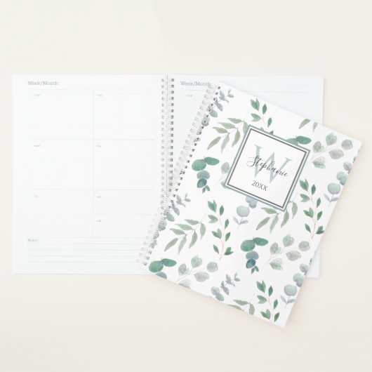 Monogram Botanische Waterverf Planner (Display)