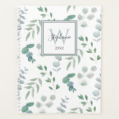 Monogram Botanische Waterverf Planner (Voorkant)