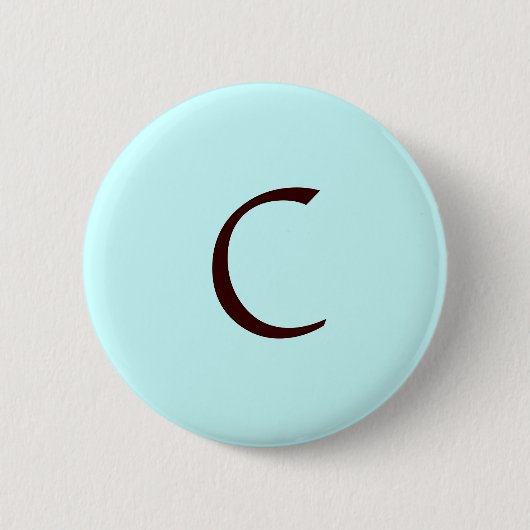 Monogram Botom "C" Ronde Button 5,7 Cm (Voorkant)