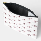 Monogram Bourgogne Boog Wit Modern Reizen Groot Etui (Open)