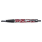 Monogram Bourgogne en Gray Floral Pen (Achterkant)
