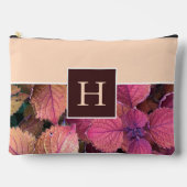 Monogram Bourgondische crèmebladeren Etui (Voorkant)