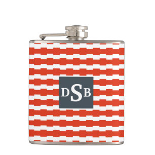 Monogram Boxstripe Patroon Heupfles