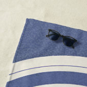 Monogram Boze Oog Retro Trendy Vakantie Strandhand Strandlaken (In situ)