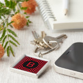 Monogram BR Nieuwe Golf Sleutelhanger (Zijkant)