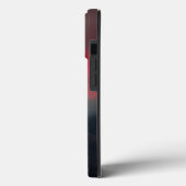 Monogram brandende wolken, mist en bergen Case-Mate iPhone case (Achterkant / Links)