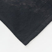 Monogram brandende wolken, mist en bergen fleece deken (Hoek)