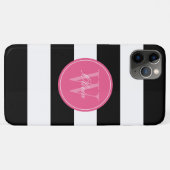 Monogram breedband patroon Case-Mate iPhone case (Achterkant (horizontaal))