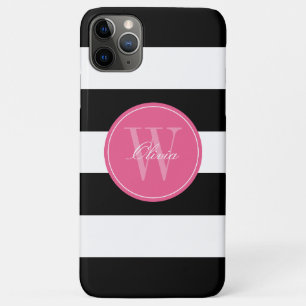 Monogram breedband patroon Case-Mate iPhone case