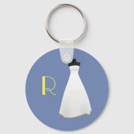 Monogram Bridesmaid Sleutelhanger