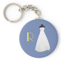 Monogram Bridesmaid Sleutelhanger