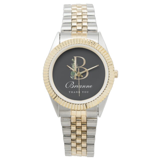 Monogram Bridesmaid Watch Horloge (Voorkant)