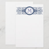Monogram briefpapier (Voorkant / Achterkant)