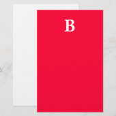 Monogram Briefpapier (Voorkant / Achterkant)