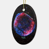 Monogram Brighest Supernova Ever afbeelding Keramisch Ornament (Links)