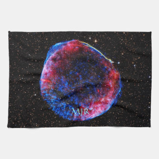 Monogram Brighest Supernova Ever afbeelding Theedoek
