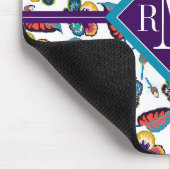 Monogram | Bright Hibiscus Pattern Muismat (Hoek)