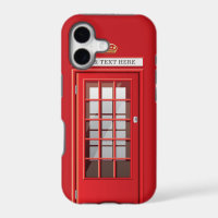 monogram Britse rode telefoondoos