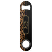 Monogram Brown Leopard Speed Flessenopener (Achterkant)