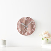 Monogram Brown nepuit-glitter Meisjesachtige glamo Ronde Klok (Huis)