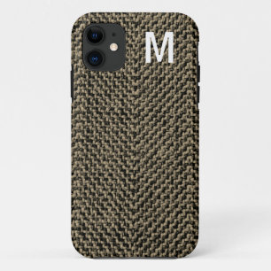 Monogram Brown Tweed iPhone 5 Hoesje