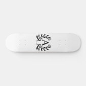 MONOGRAM BRUIDEGOM KADOOTJE JAAR DATUM NAAM CADOU PERSOONLIJK SKATEBOARD (Horizontaal)