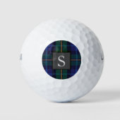 Monogram bruidsjonker getuige blauwgroen Smith tar Golfballen (Voorkant)