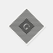 Monogram Bruidsjonkers Beste Man Vader Bruidegom S Servet (Hoek)