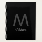 Monogram bruidsmeisje bruidsjonkers huwelijkscadea planner (Voorkant)