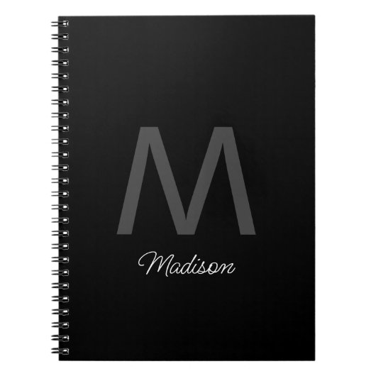 Monogram bruidsmeisje bruidsmeisjes bruidsmeisjes  notitieboek (Voorkant)