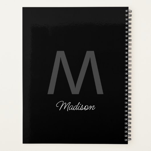 Monogram bruidsmeisje bruidsmeisjes bruidsmeisjes  planner (Achterkant)