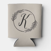 Monogram bruiloft Koelbox Blikjeskoeler (Voorkant)