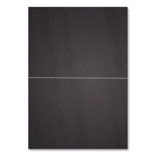 Monogram bruiloft met papieren harkbord kaart (Achterkant)