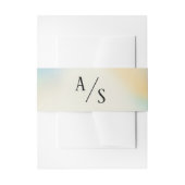 Monogram bruiloft uitnodigingen wikkel (Voorkant Voorbeeld)