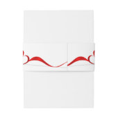 Monogram bruiloft uitnodigingen wikkel (Achterkant Voorbeeld)