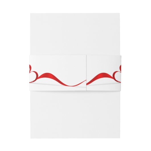 Monogram bruiloft uitnodigingen wikkel (Achterkant Voorbeeld)