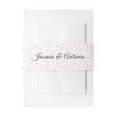 Monogram bruiloft uitnodigingen wikkel (Voorkant Voorbeeld)