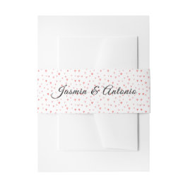 Monogram bruiloft uitnodigingen wikkel