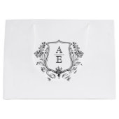 Monogram Bruiloftsgeschenktassen voor VIP-bruiloft Groot Cadeauzakje (Voorkant)