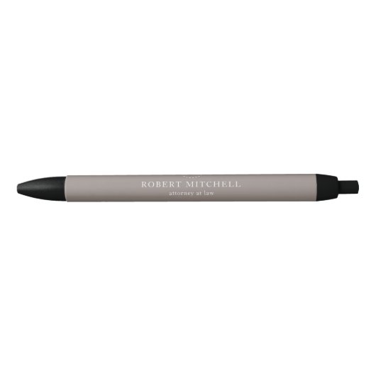 Monogram bruin Elegant Professional Pen (Voorkant)
