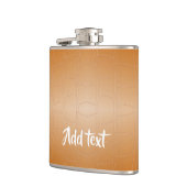 Monogram bruin leer geweven heupfles (Links)