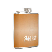 Monogram bruin leer geweven heupfles (Rechts)