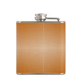 Monogram bruin leer geweven heupfles (Achterkant)