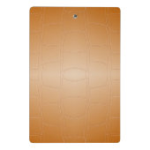 Monogram bruin leer geweven mini klembord (Achterkant)